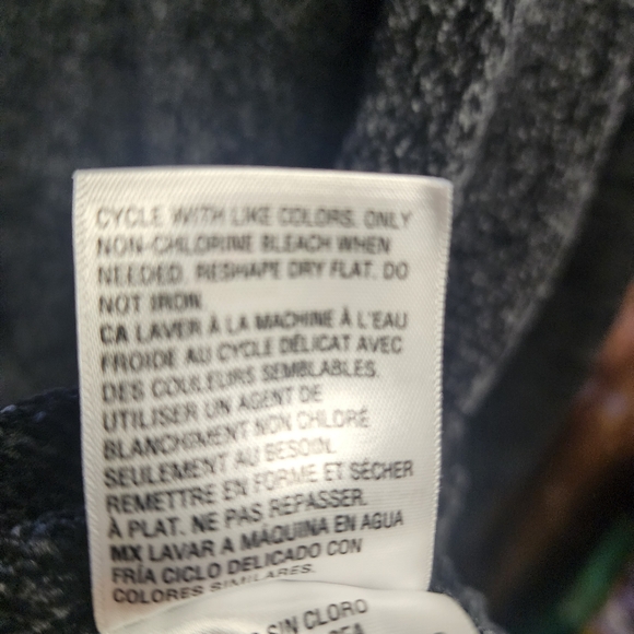 Style & Co EUC Womens Sz 3X Charcoal V-Neck Women's Sweater - Picture 5 of 5